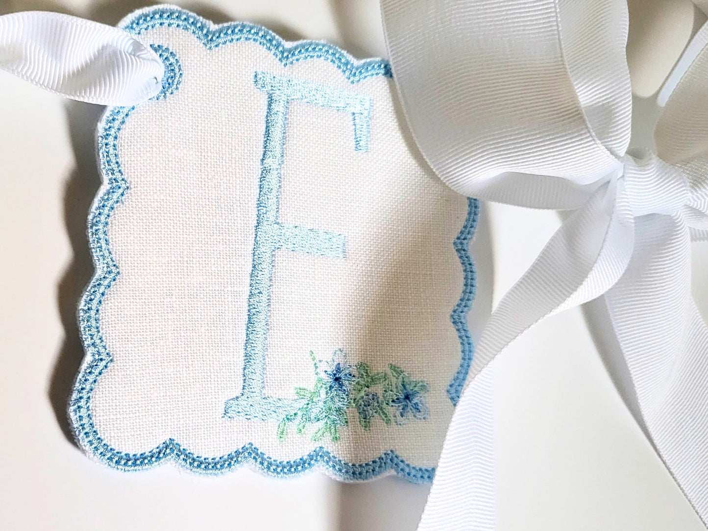 Southern Floral Highchair Banner I ONE banner I Classic Blue Party Banner I Blue White Birthday Banner I Blue Floral Bunting I Classic Baby