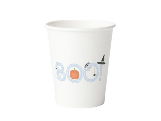 Blue BOO Cups, Set of 4