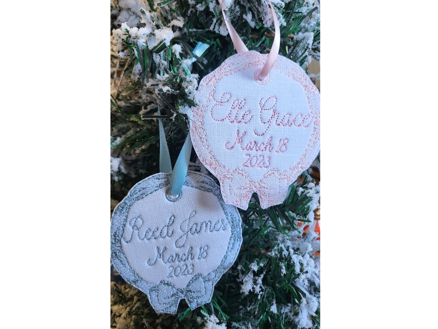 Classic Pink Baby Heirloom Ornament