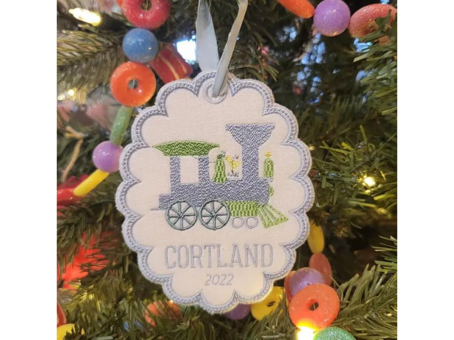 Vintage Christmas Train Heirloom Ornament