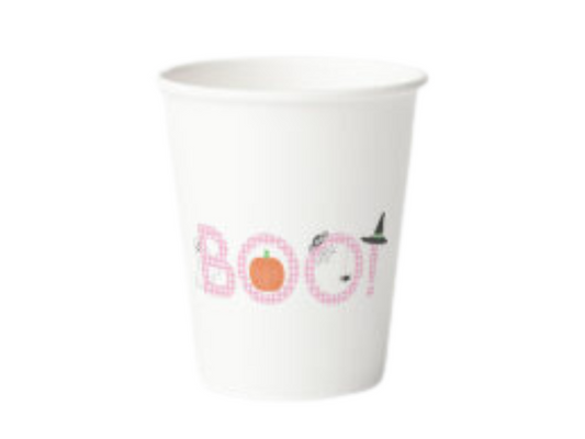 Pink BOO Cups, Set of 4