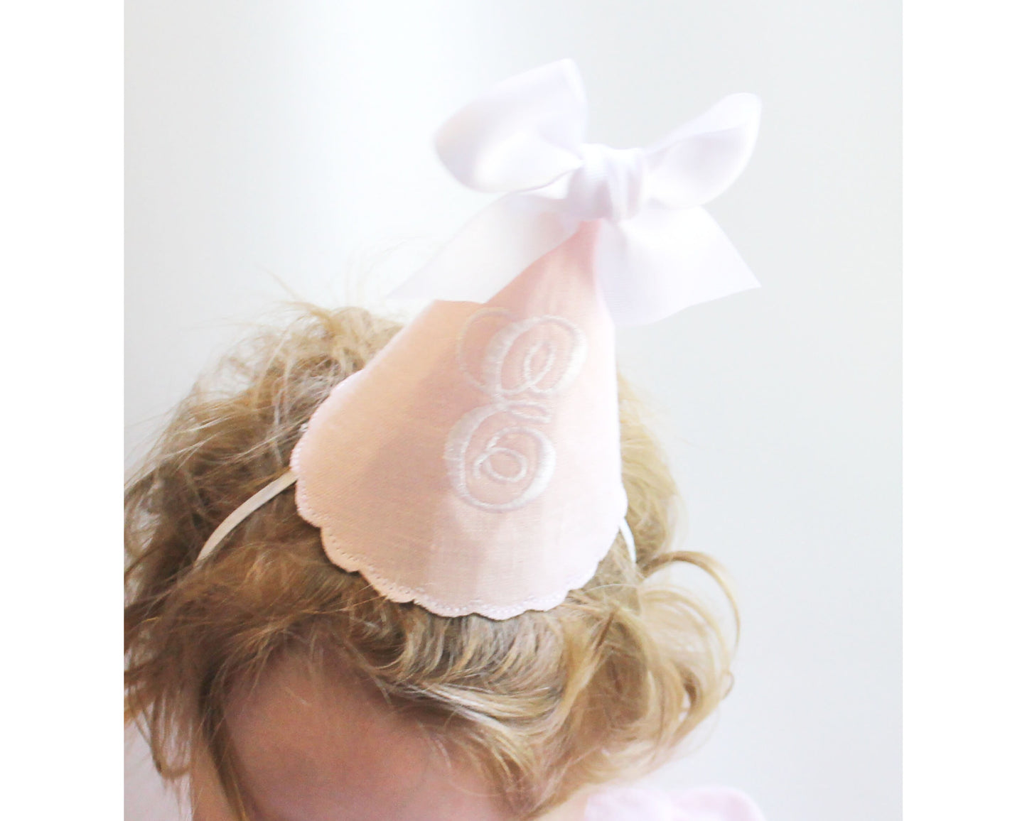Girls First Birthday Pink Personalized Party Hat - 1st Birthday Hat Girl - Birthday Hat for Baby Girl - Girls 1st Birthday Party - Girls Bir